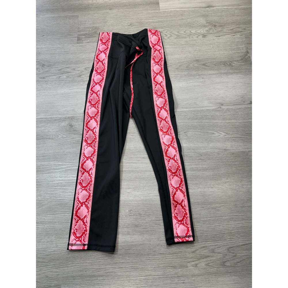 Fabletics UltraCool Leggings Snake Print Trim High‎ Waist XS